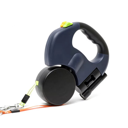 Dual Retractable Pet Leash with LED Lights for Small Dogs EASY to 100 SATISFACTION Dog Leash Leads