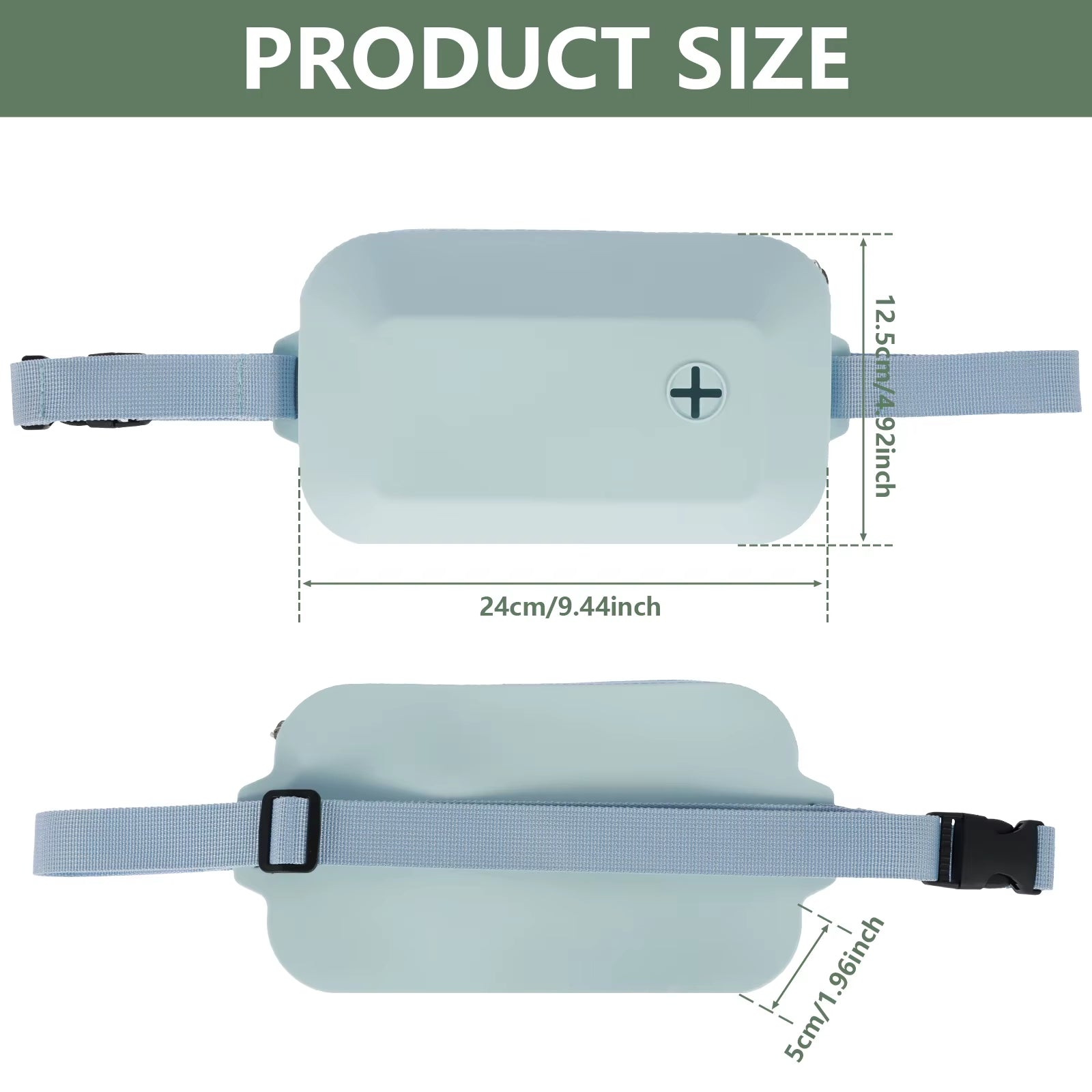 Portable Dog Poop Scooper with Holder Claw Clip Pooper Bag Dispenser Dog Walker Waste Picker for Small Medium Large Dogs