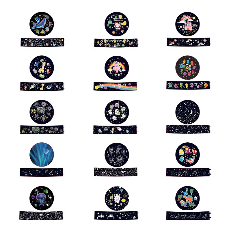 Ocean Starry Projector Small Night Light Constellation Galactic Nebula Projection Lamp 360 Degree Rotation for Children'S Gift